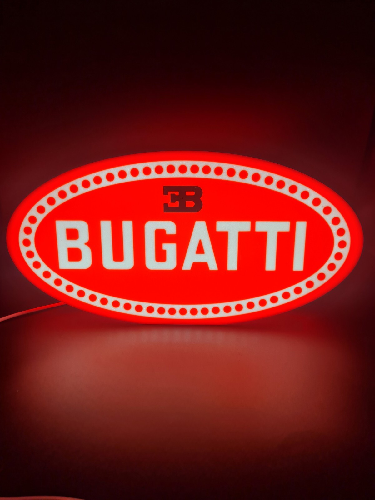 Bugatti Light Box Sign