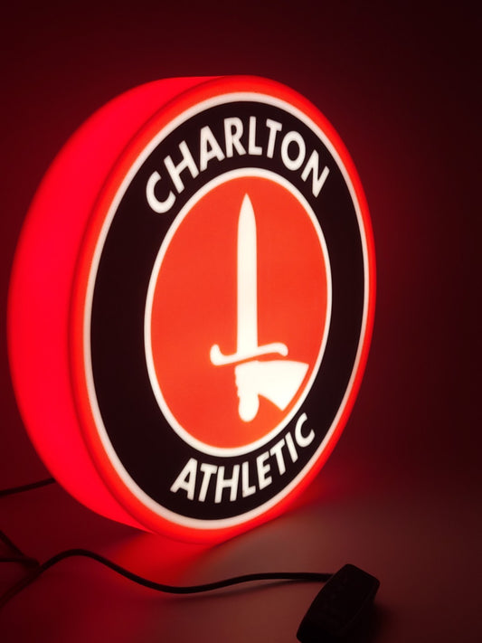 Charlton F.C. Light Box Sign
