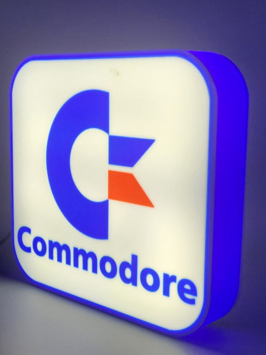 Commodore Light Box Sign