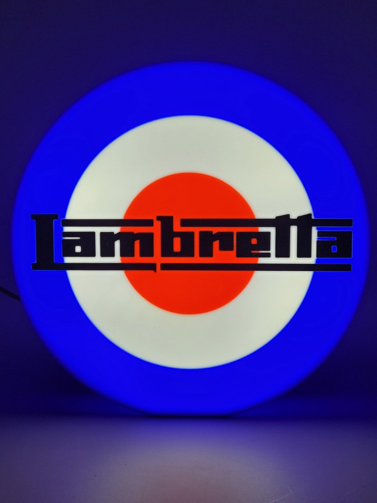 Lambretta Light Box Sign