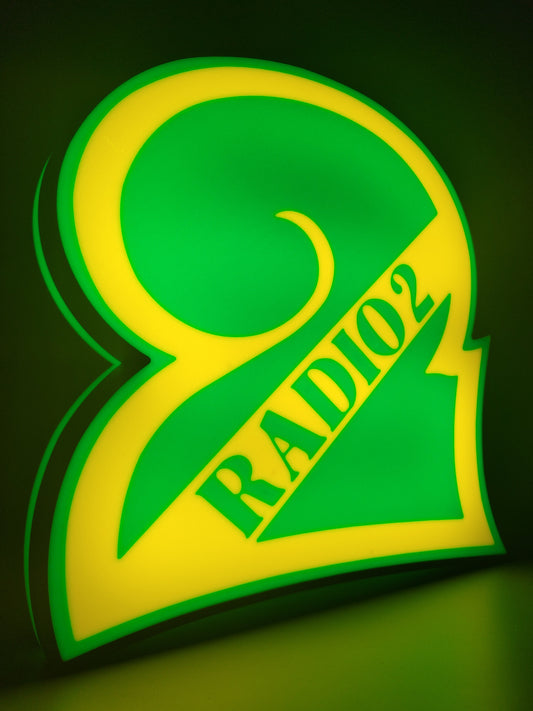 BBC Radio 2 Light Box Sign