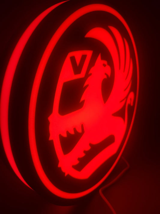 Vauxhall Black Light Box Sign