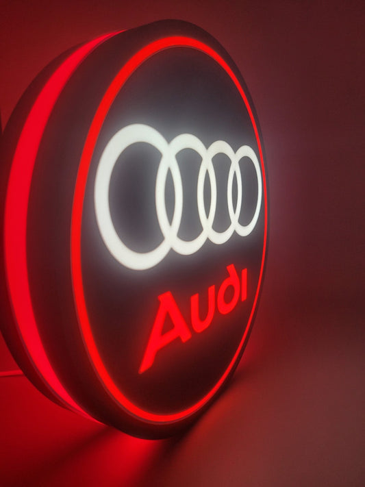 Audi Light Box Sign