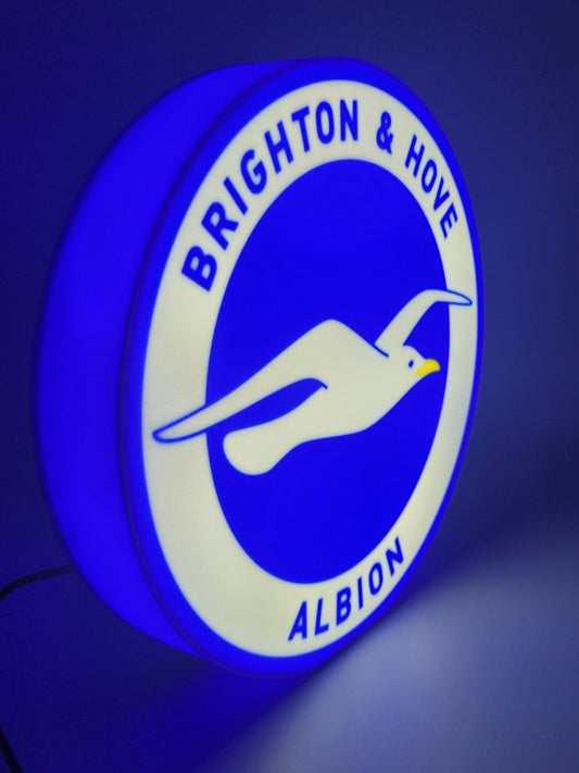 Brighton And Hove F.C. Light Box Sign