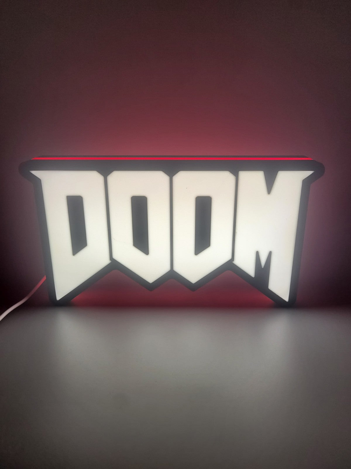 Doom Light Box Sign