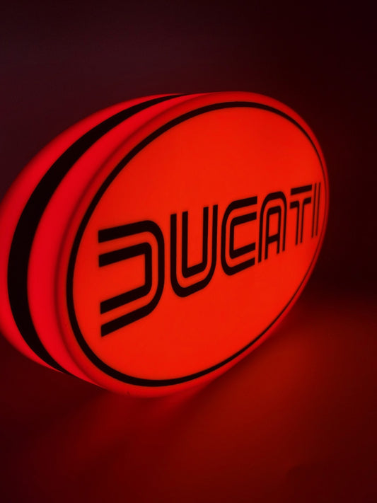 Ducati Light Box Sign