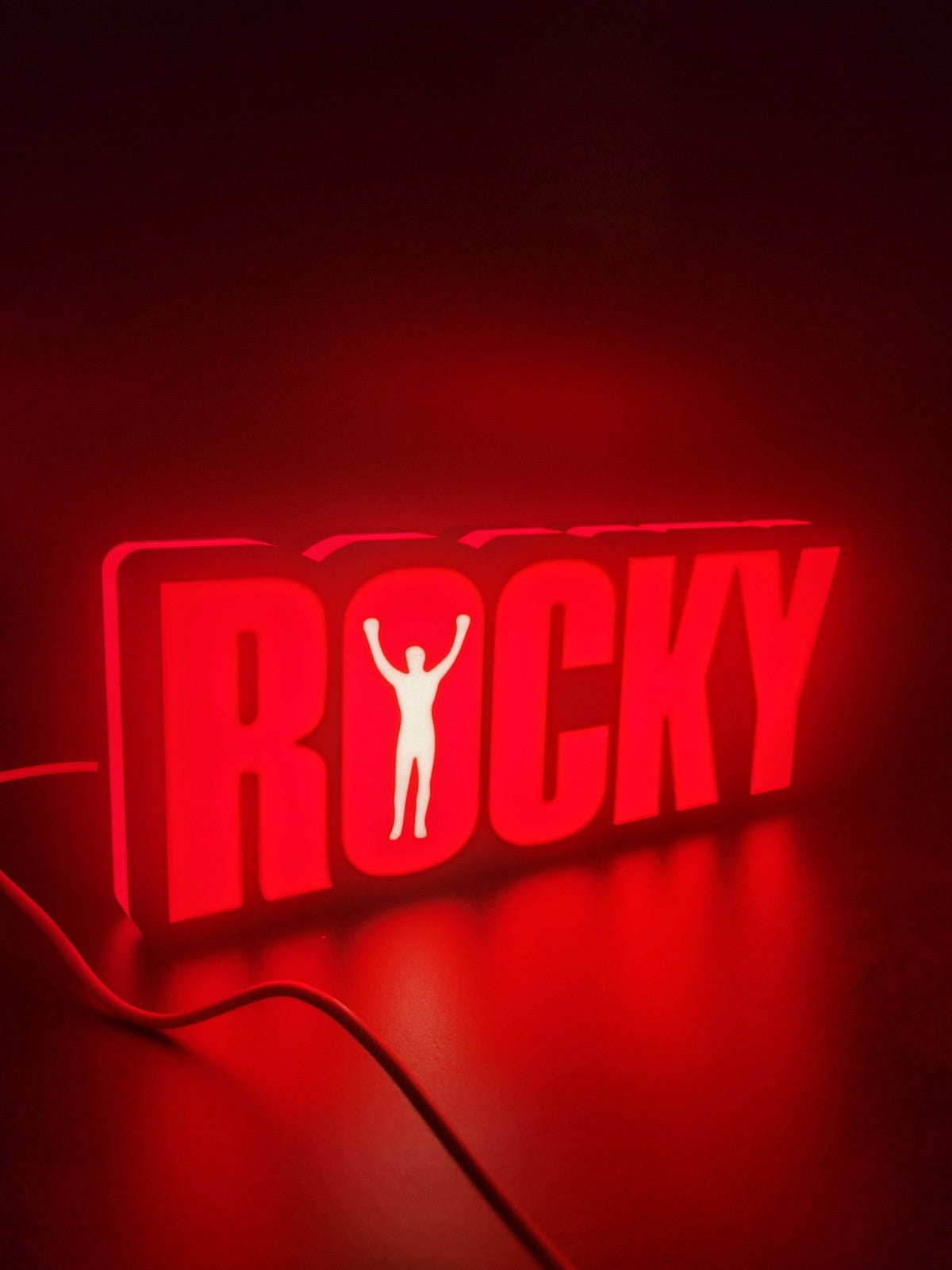 Rocky Light Box Sign