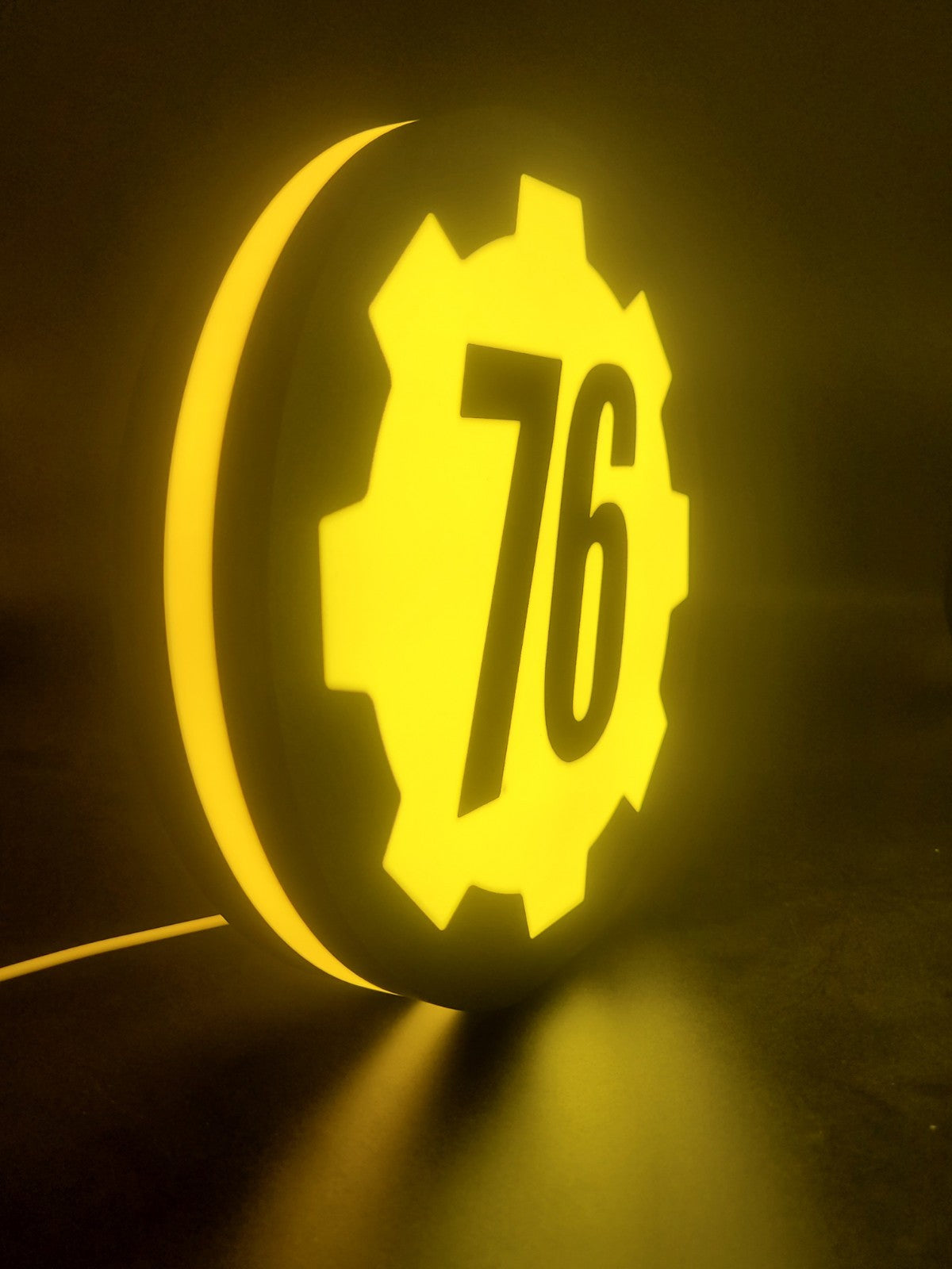 Fallout Vault 76 Light Box Sign