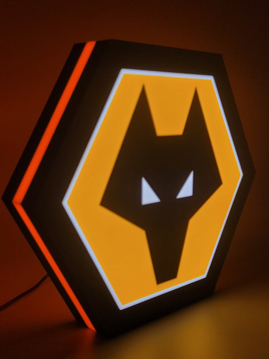 Wolverhampton F.C. Light Box Sign