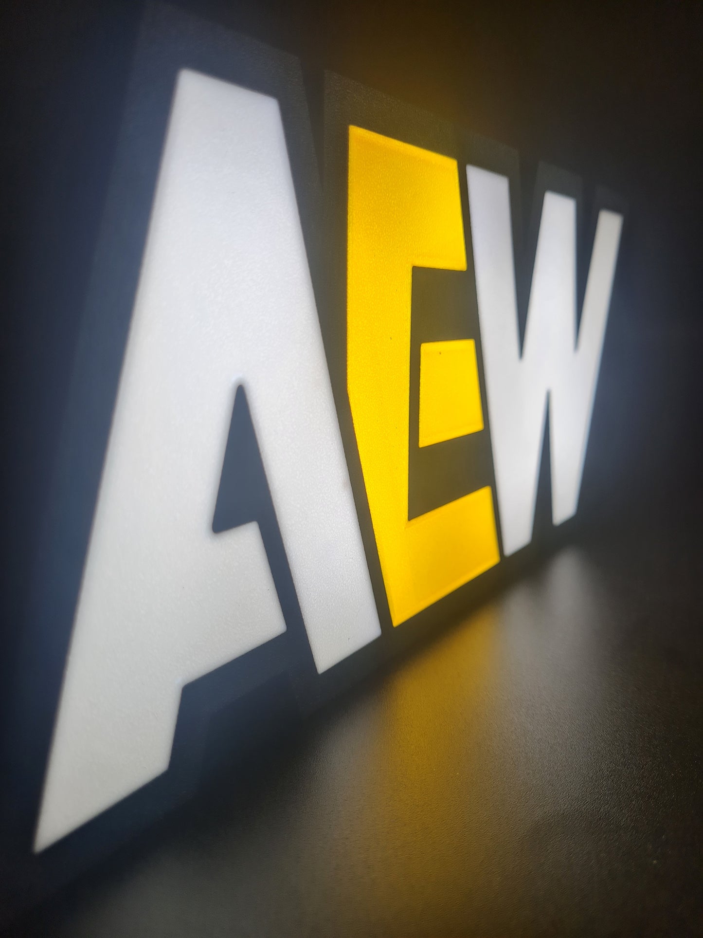 AEW Light Box Sign