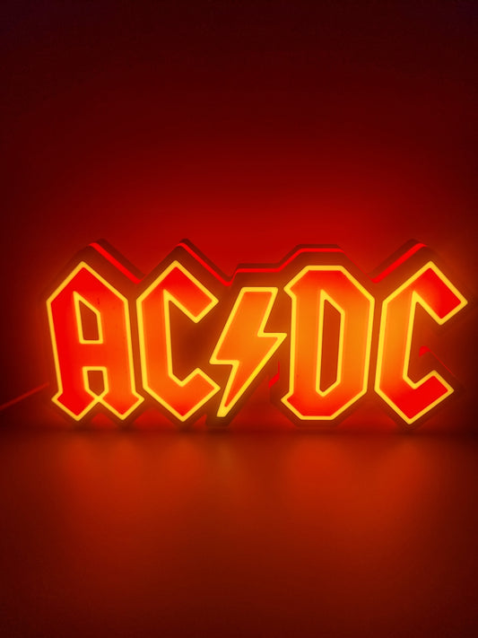 AC/DC Light Box Sign