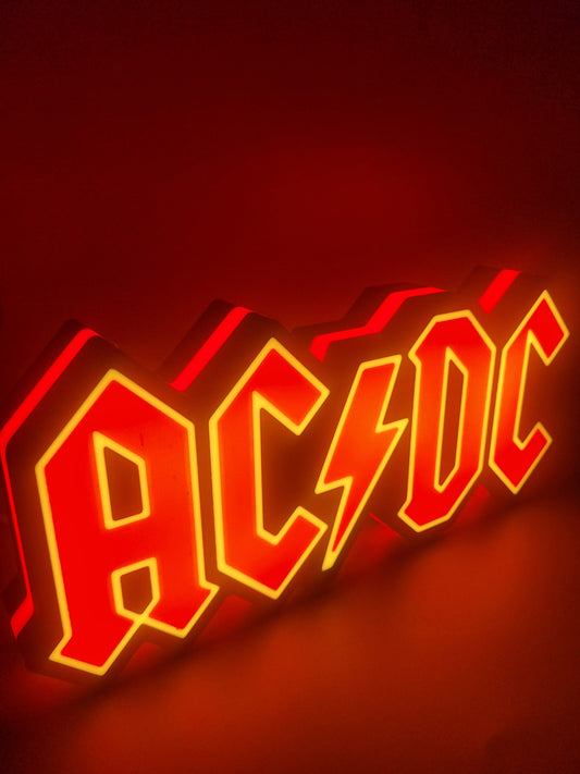 AC/DC Light Box Sign
