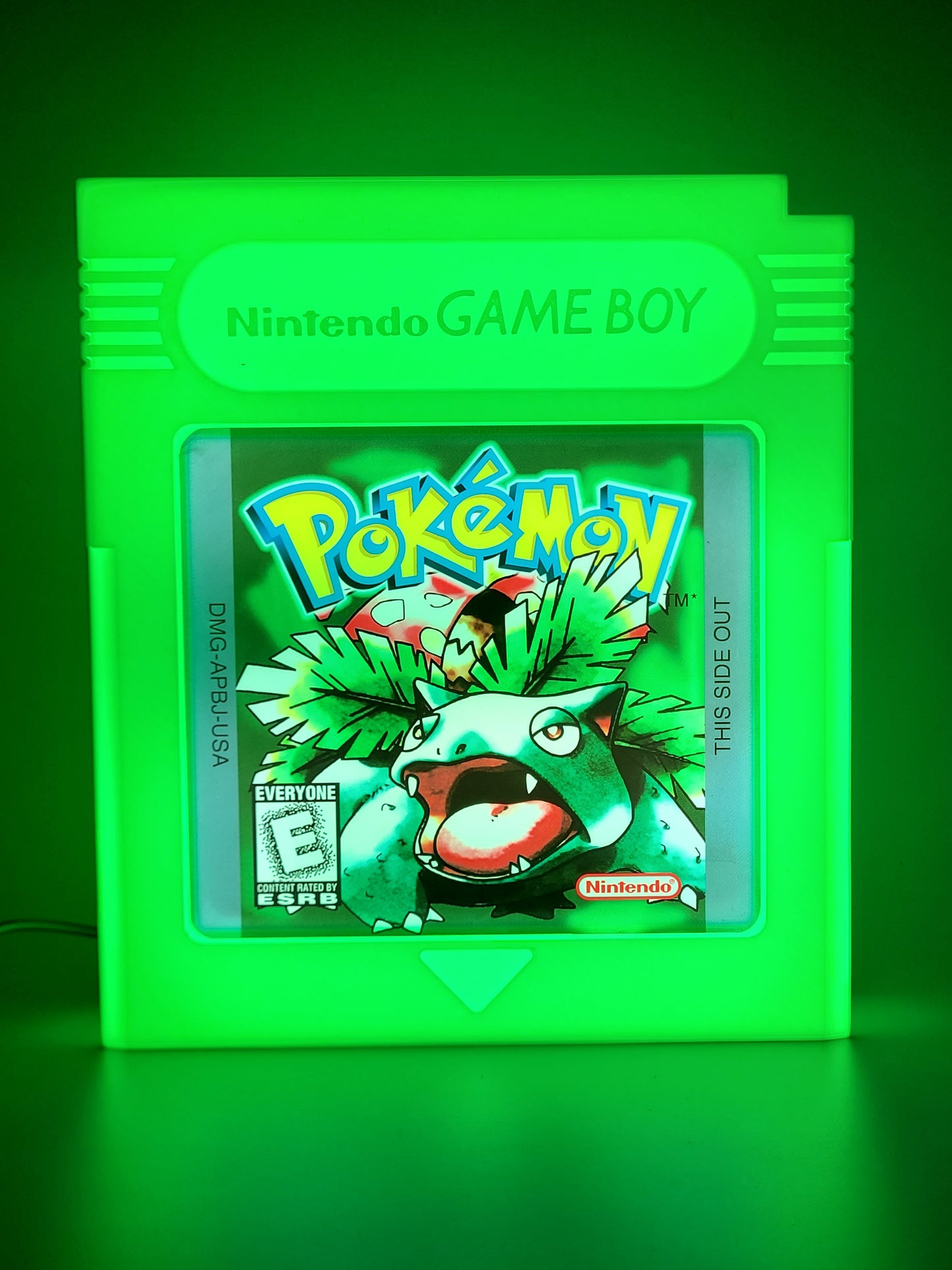 Pokemon Green Cartridge Light Box Sign