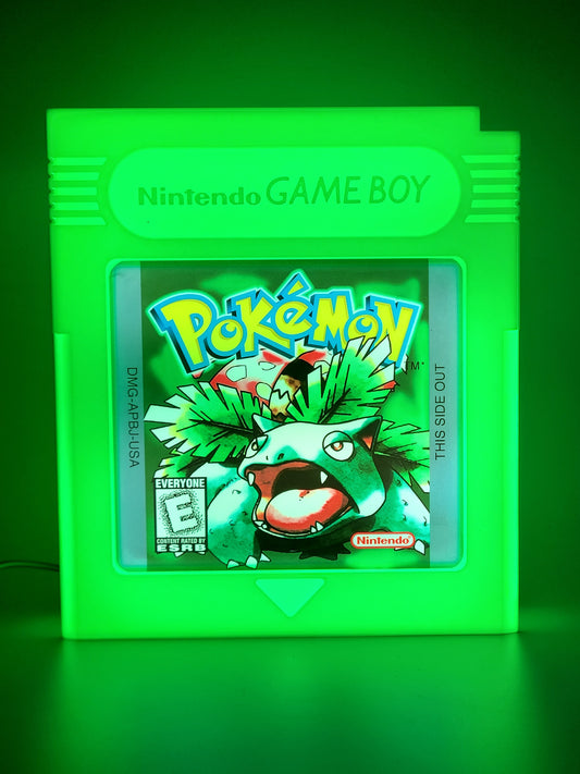 Pokemon Green Cartridge Light Box Sign