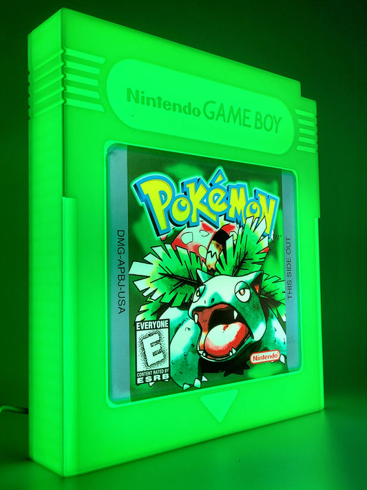 Pokemon Green Cartridge Light Box Sign