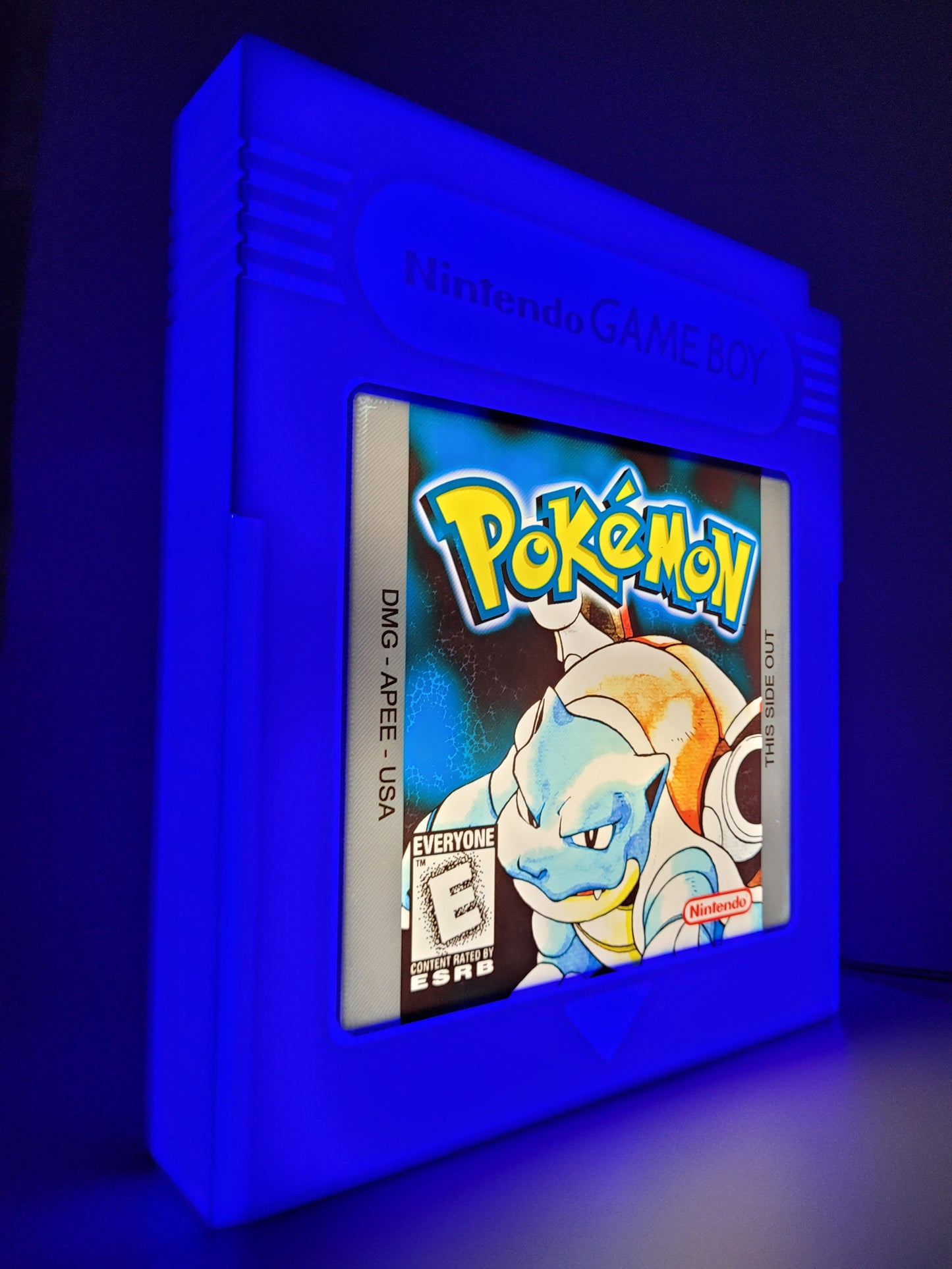 Pokemon Blue Cartridge Light Box Sign