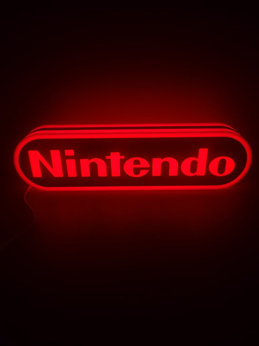 Nintendo Light Box Sign