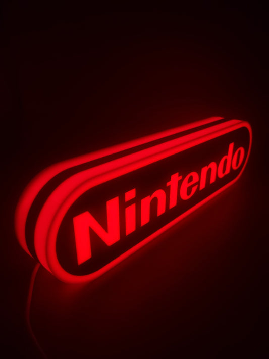 Nintendo Light Box Sign