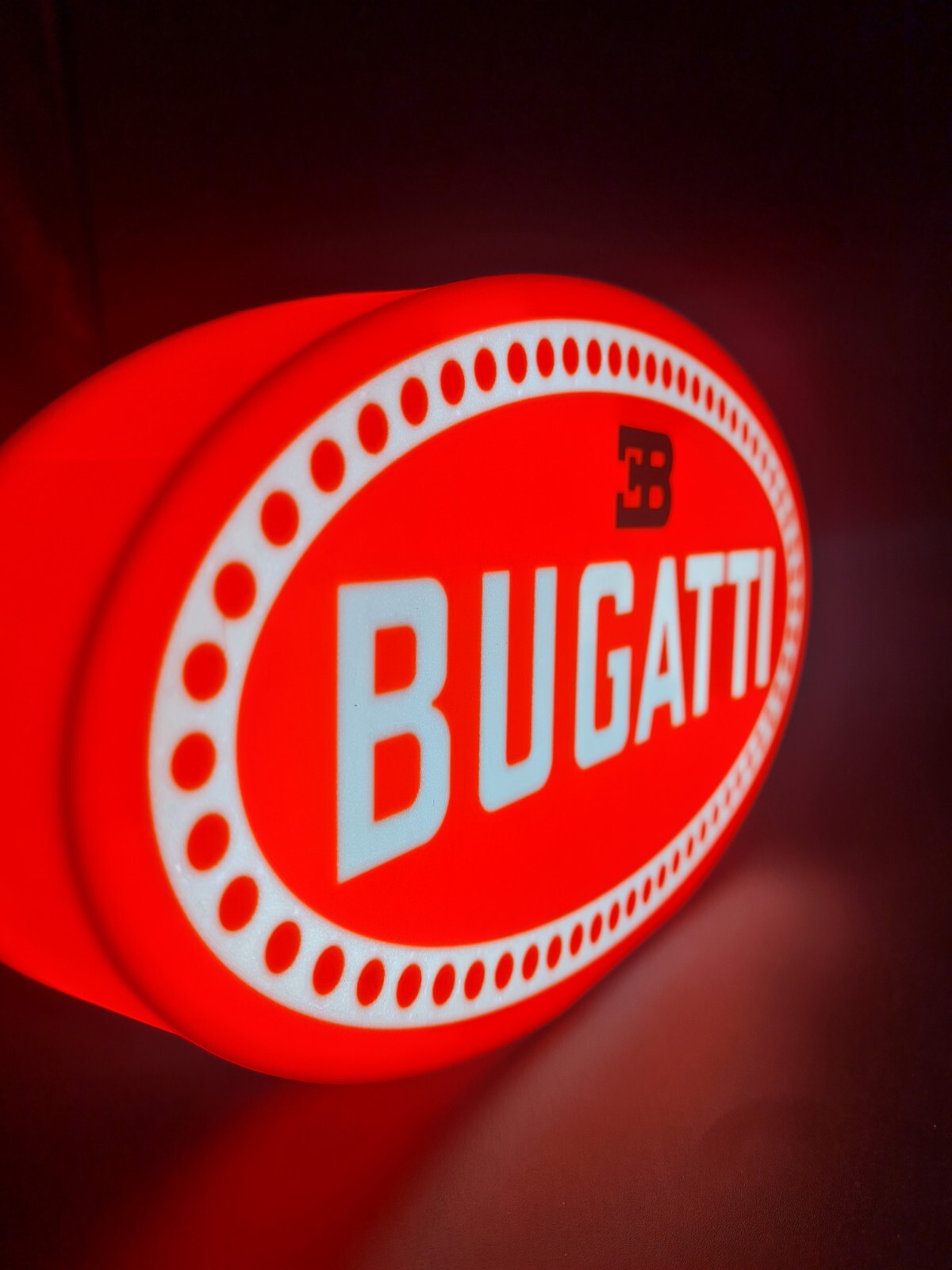 Bugatti Light Box Sign