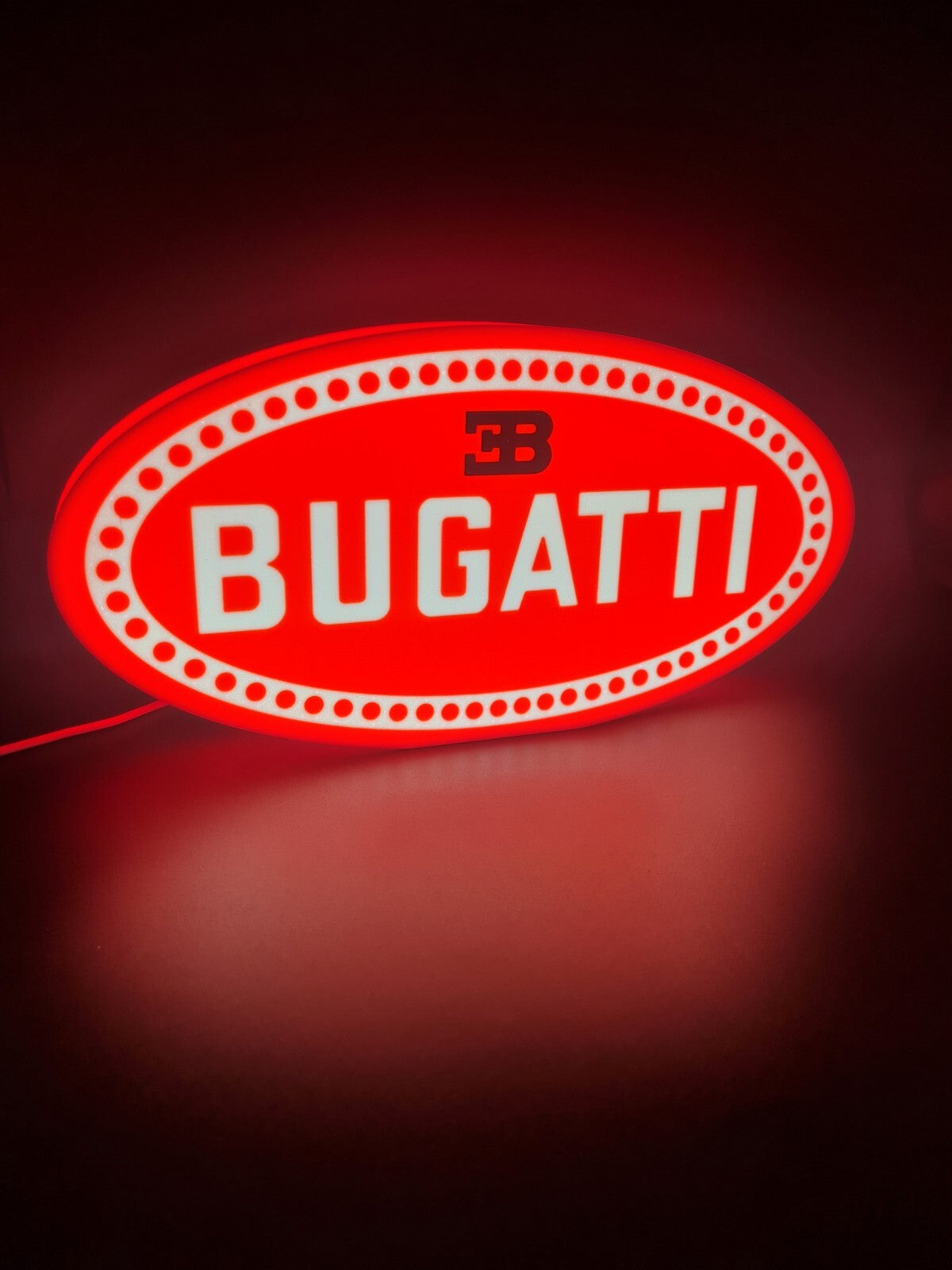 Bugatti Light Box Sign
