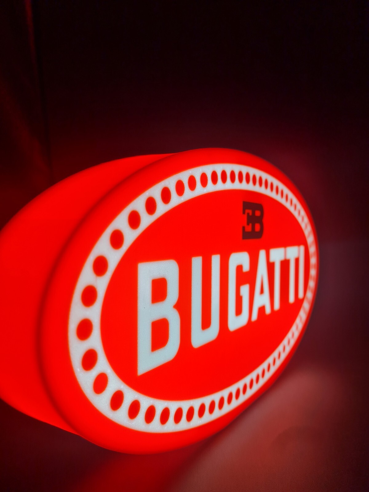 Bugatti Light Box Sign