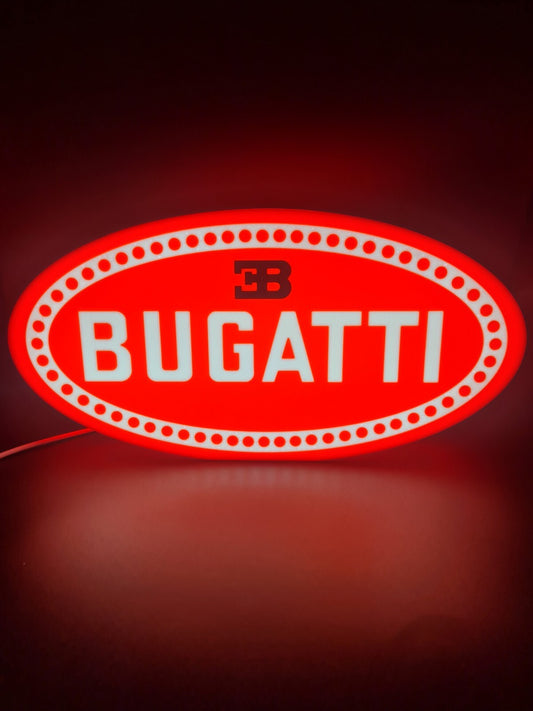 Bugatti Light Box Sign
