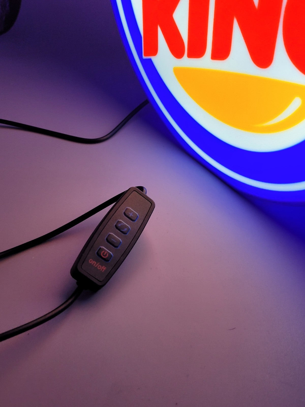 Burger King Light Box Sign