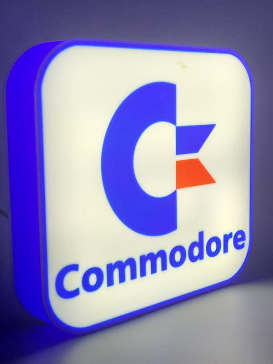 Commodore Light Box Sign