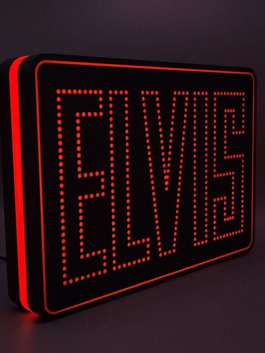 ELVIS Light Box Sign