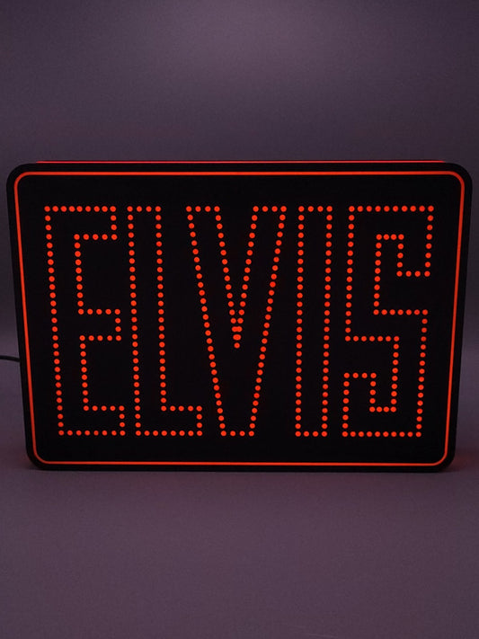 ELVIS Light Box Sign