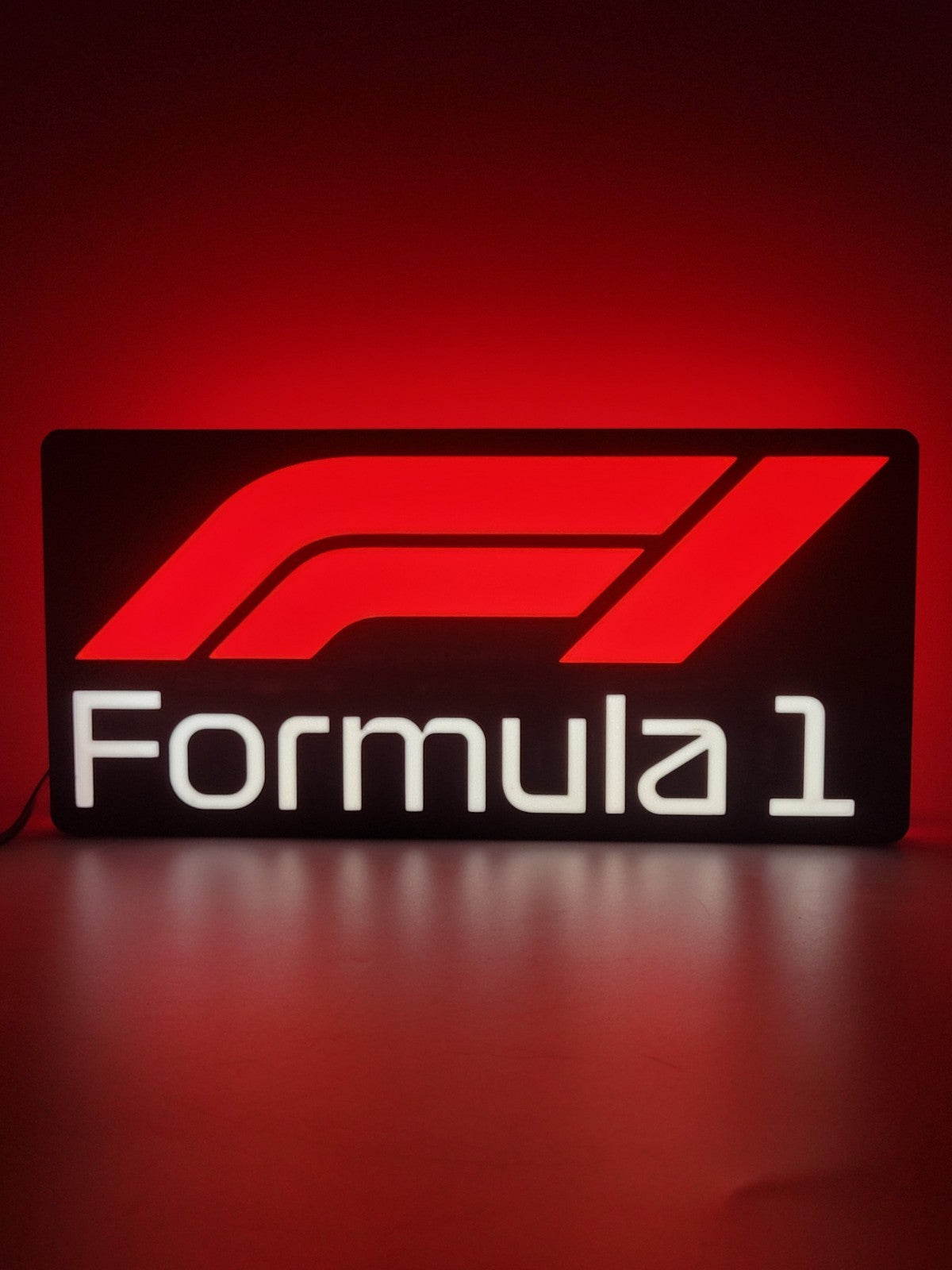 Formula 1 Light Box Sign