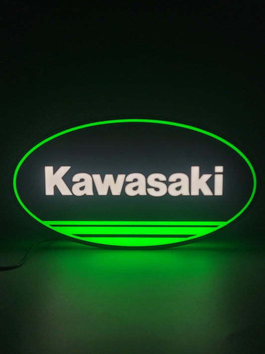 Kawasaki Light Box Sign