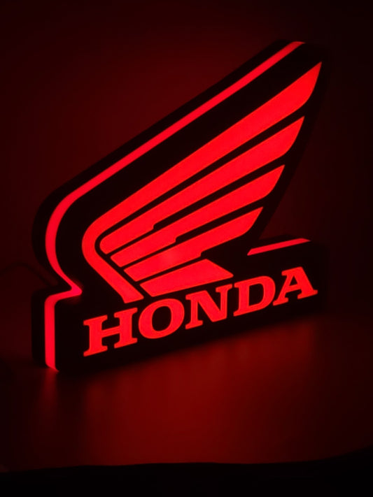 Honda Wing Light Box Sign