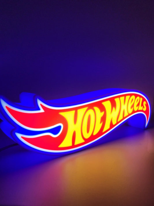 Hotwheels Light Box Sign