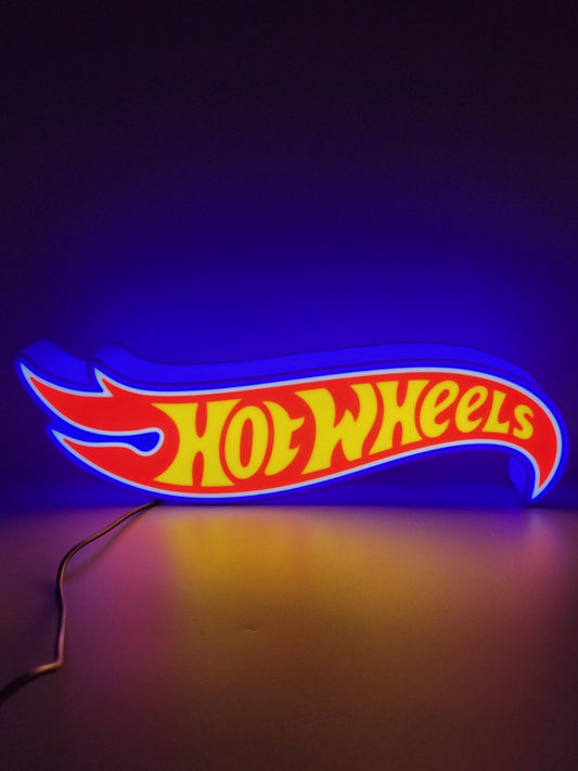 Hotwheels Light Box Sign