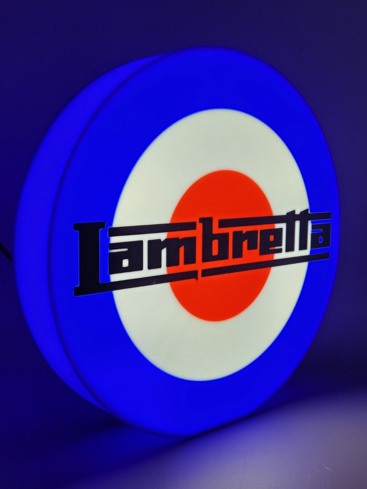 Lambretta Light Box Sign
