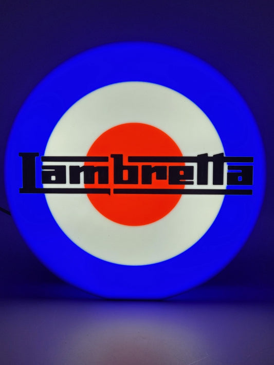 Lambretta Light Box Sign