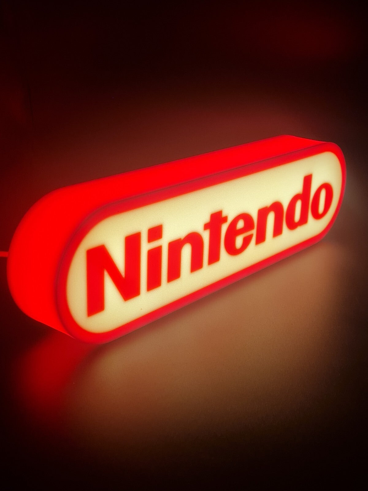 Nintendo Light Box Sign