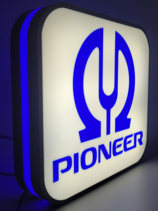 Pioneer Light Box Sign