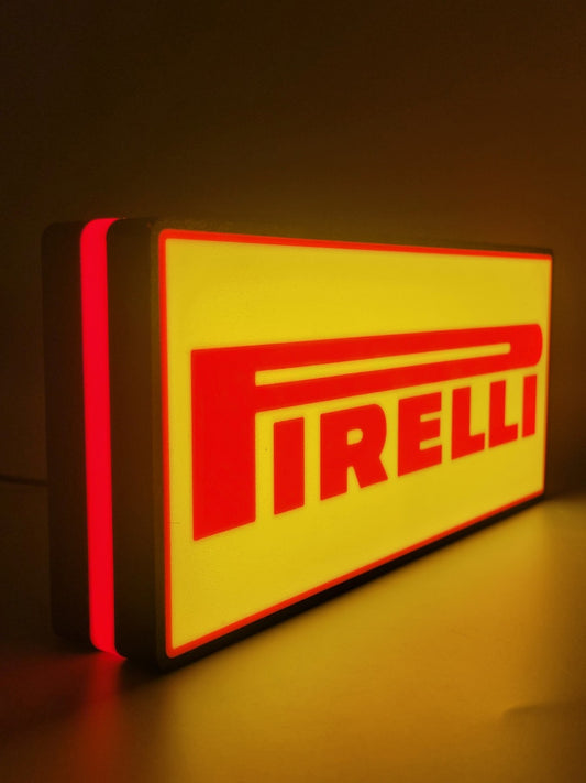 Pirelli Light Box Sign