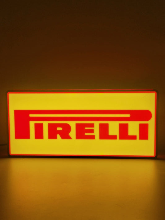 Pirelli Light Box Sign