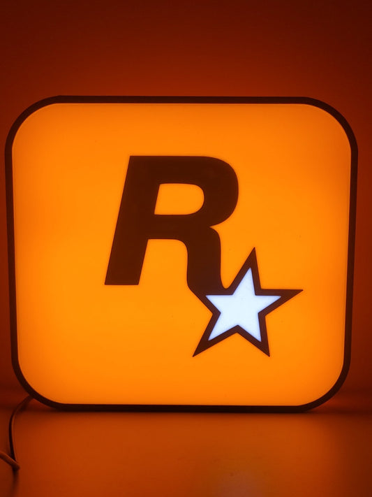 Rockstar Light Box Sign