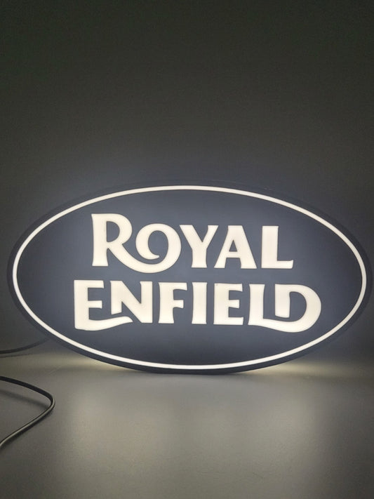 Royal Enfield Light Box Sign