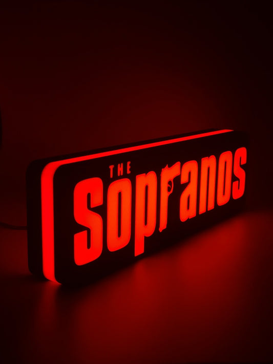 The Soprano's Light Box Sign