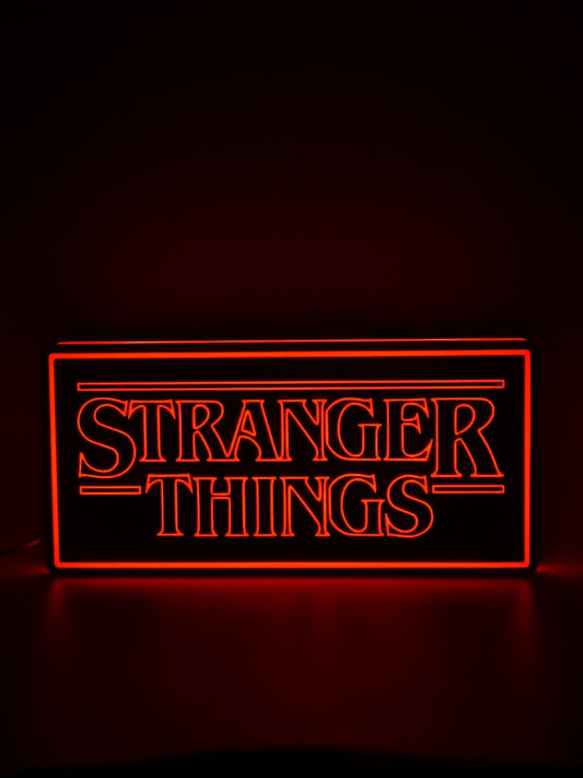 Stranger Things Light Box Sign