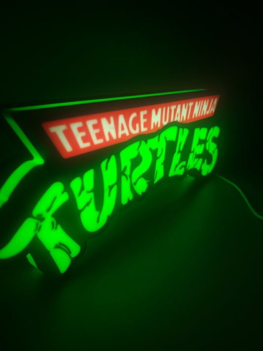 T.M.N.T Light Box Sign