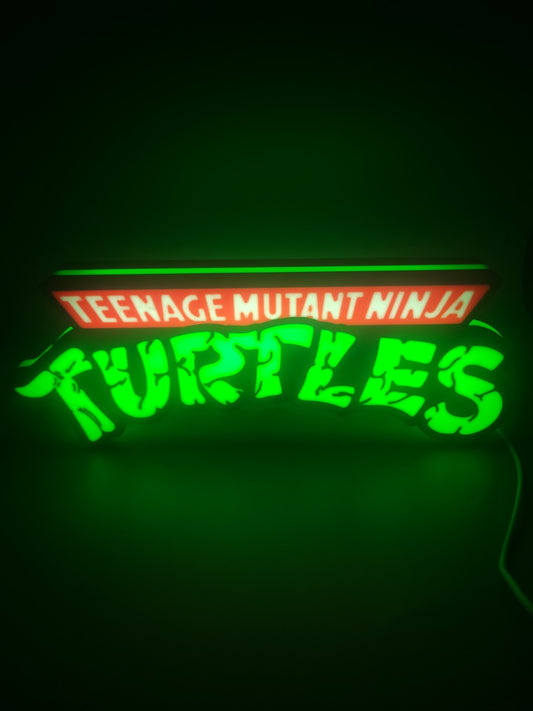 T.M.N.T Light Box Sign