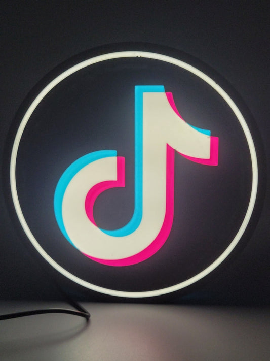 Tik-Tok Light Box Sign