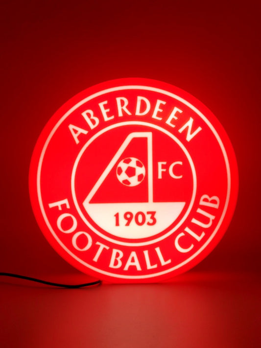 Aberdeen F.C. Light Box Sign