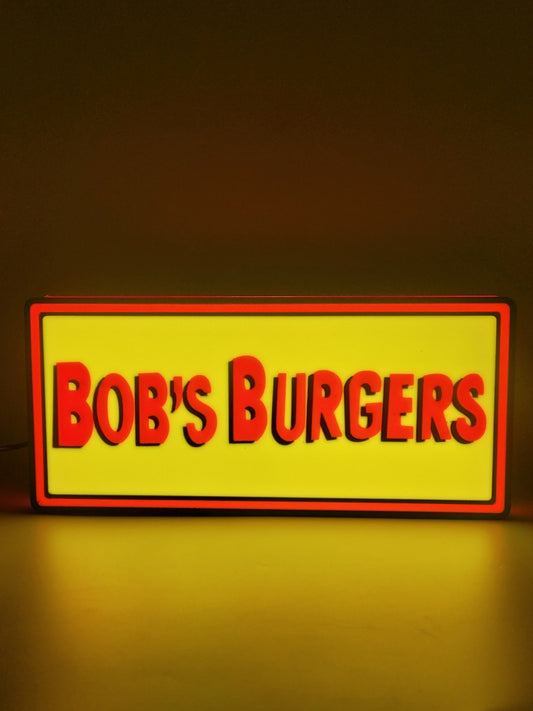 Bobs Burgers Light Box Sign